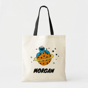 Sesame Street   Cookie Monster   Add Your Name Tote Bag