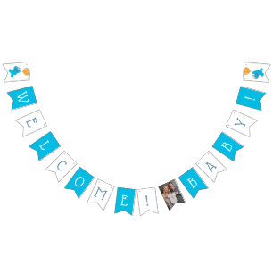 Sesame Street Cookie Monster Baby Shower Bunting