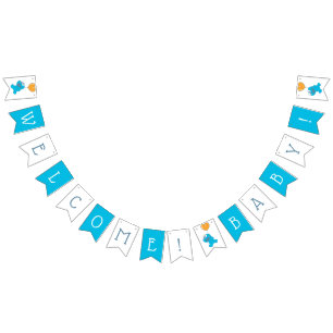 Sesame Street Cookie Monster Baby Shower Bunting