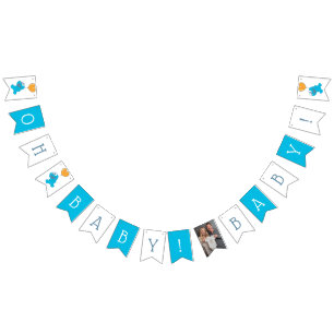 Sesame Street   Cookie Monster Baby Shower Bunting