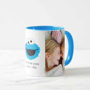 Sesame Street Cookie Monster Best Mum Photo Mug