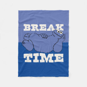 Sesame Street   Cookie Monster Break Time Fleece Blanket