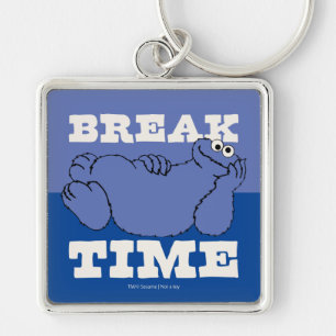 Sesame Street Cookie Monster Break Time Key Ring