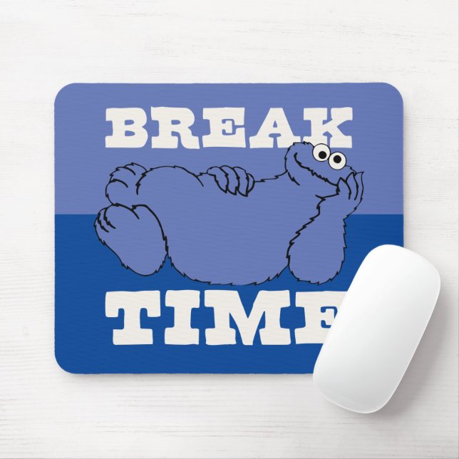 Sesame Street | Cookie Monster Break Time Mouse Mat (With Mouse)