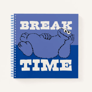 Sesame Street Cookie Monster Break Time Notebook