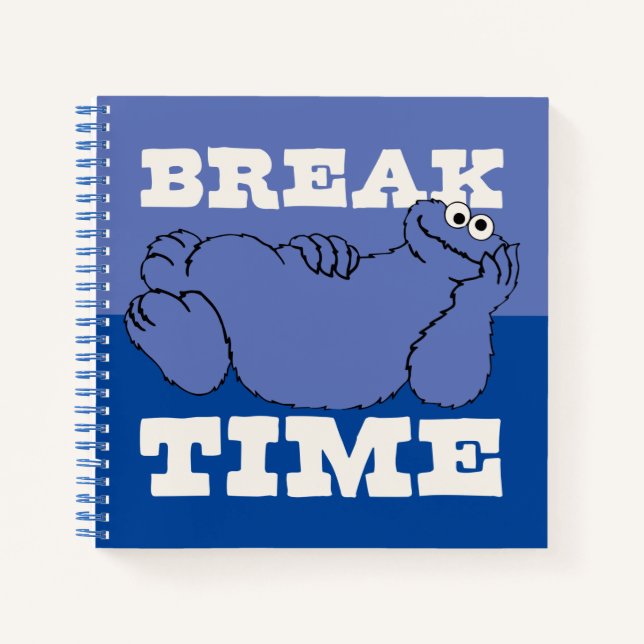 Sesame Street | Cookie Monster Break Time Notebook (Front)