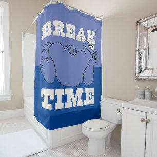 Sesame Street Cookie Monster Break Time Shower Curtain