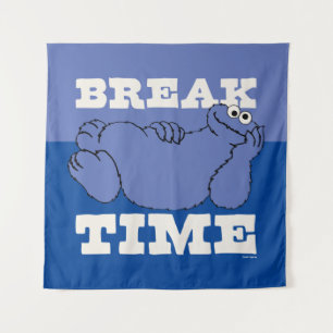Sesame Street Cookie Monster Break Time Tapestry