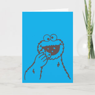 Sesame Street Cookie Monster Bright Card