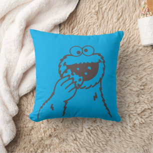 Sesame Street   Cookie Monster Bright Cushion