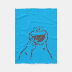 Sesame Street Cookie Monster Bright Fleece Blanket
