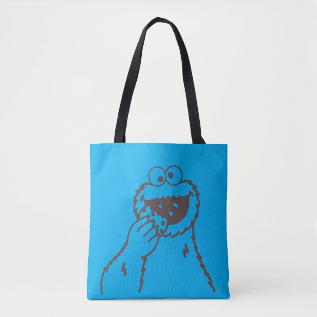 Sesame Street | Cookie Monster Bright Tote Bag (Front)