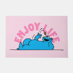 Sesame Street Cookie Monster Enjoy Life Doormat