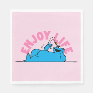 Sesame Street Cookie Monster Enjoy Life Napkin