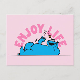 Sesame Street Cookie Monster Enjoy Life Postcard