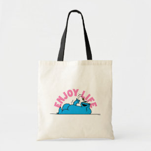 Sesame Street Cookie Monster Enjoy Life Tote Bag