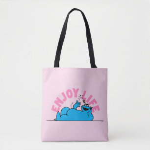 Sesame Street Cookie Monster Enjoy Life Tote Bag