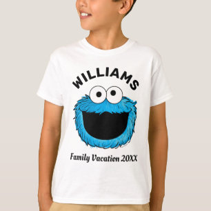 Sesame Street Cookie Monster Family Vacation T-Shirt