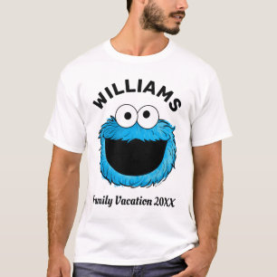 Sesame Street Cookie Monster Family Vacation T-Shirt