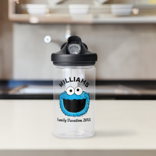 Sesame Street Cookie Monster Family Vacation Water Bottle