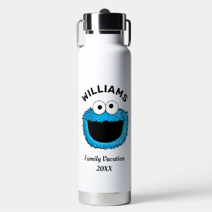 Sesame Street Cookie Monster Family Vacation Water Bottle