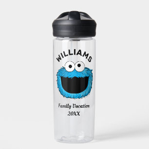 Sesame Street Cookie Monster Family Vacation Water Bottle