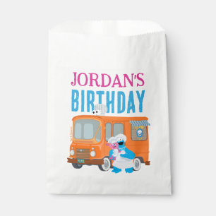 Sesame Street Cookie Monster Food Truck Birthday Favour Bags