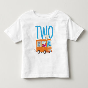 Sesame Street   Cookie Monster Food Truck Birthday Toddler T-Shirt