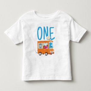 Sesame Street   Cookie Monster Food Truck Birthday Toddler T-Shirt