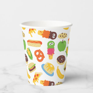 Sesame Street Cookie Monster Foodie Truck Paper Cups