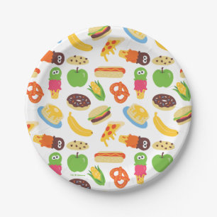 Sesame Street Cookie Monster Foodie Truck Paper Plate