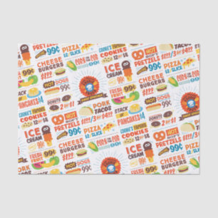 Sesame Street Cookie Monster Foodie Truck Tissue Paper
