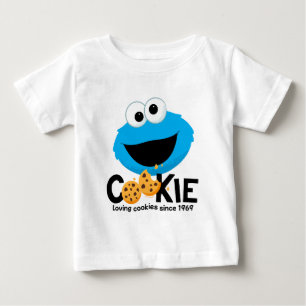 Sesame Street   Cookie Monster Loving Cookies Baby T-Shirt