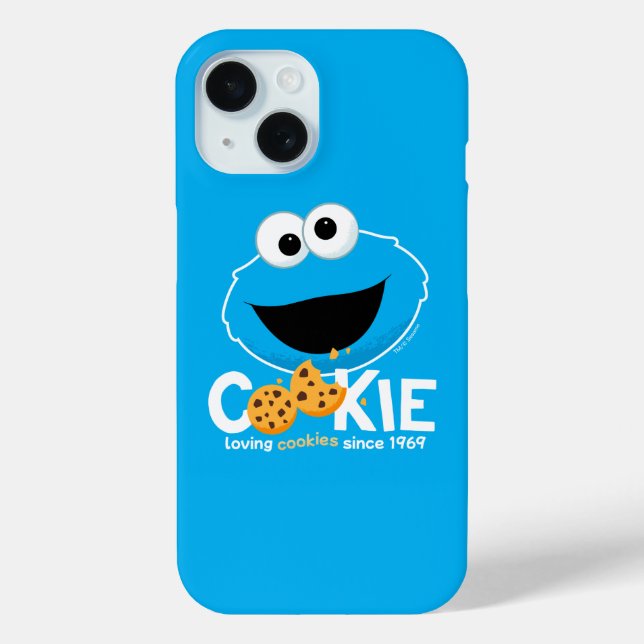 Sesame Street | Cookie Monster Loving Cookies Case-Mate iPhone Case (Back)