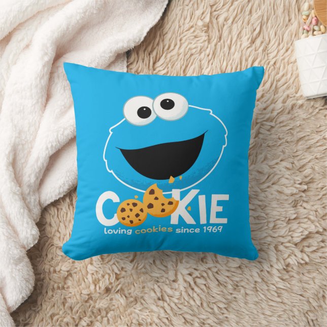 Sesame Street | Cookie Monster Loving Cookies Cushion (Blanket)