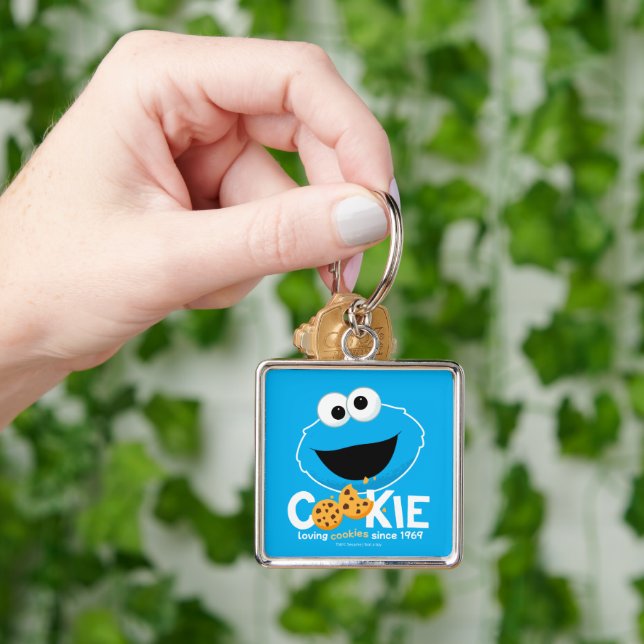 Sesame Street | Cookie Monster Loving Cookies Key Ring (Hand)