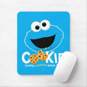 Sesame Street   Cookie Monster Loving Cookies Mouse Mat