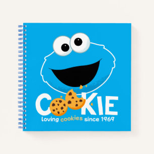 Sesame Street Cookie Monster Loving Cookies Notebook