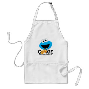 Sesame Street Cookie Monster Loving Cookies Standard Apron