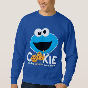 Sesame Street Cookie Monster Loving Cookies Sweatshirt