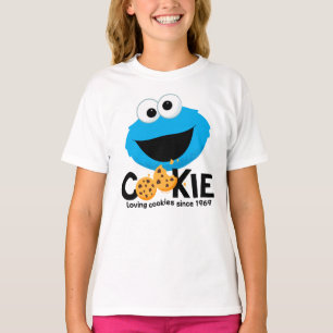 Sesame Street Cookie Monster Loving Cookies T-Shirt