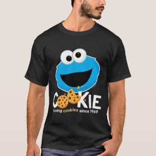 Sesame Street Cookie Monster Loving Cookies T-Shirt
