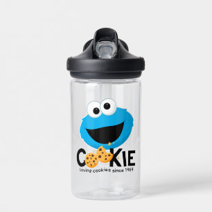 Sesame Street Cookie Monster Loving Cookies Water Bottle