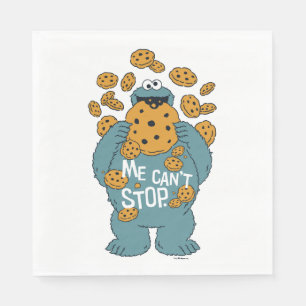 Sesame Street   Cookie Monster - Me Can't Stop Napkin