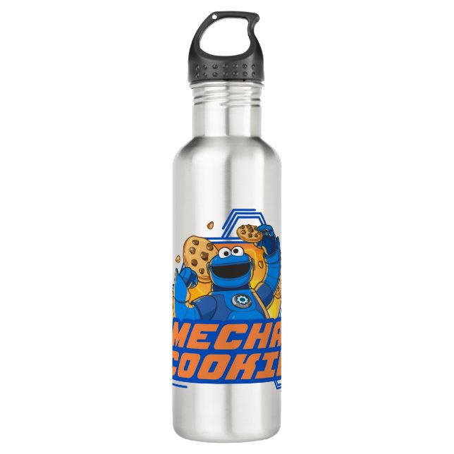 Sesame Street | Cookie Monster Mecha Cookie! 710 Ml Water Bottle (Front)