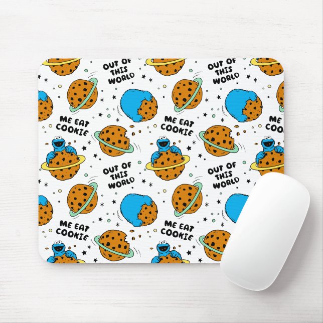 Sesame Street | Cookie Monster Out of This World Mouse Mat (With Mouse)