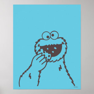 Sesame Street Cookie Monster Poster