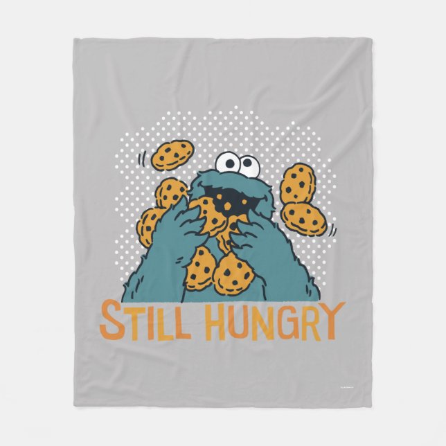 Sesame Street | Cookie Monster - Still Hungry Fleece Blanket (Front)
