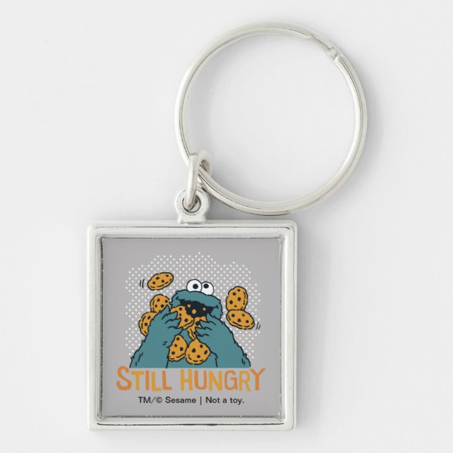 Sesame Street | Cookie Monster - Still Hungry Key Ring (Front)