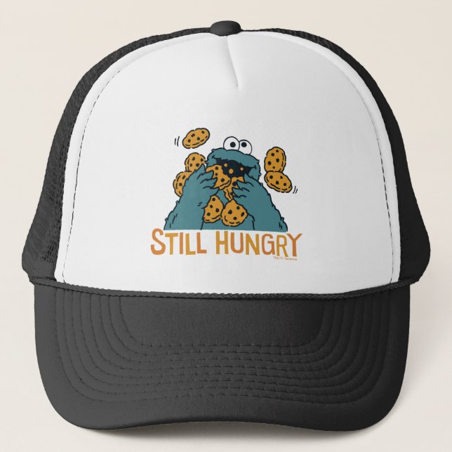 Sesame Street | Cookie Monster - Still Hungry Trucker Hat (Front)